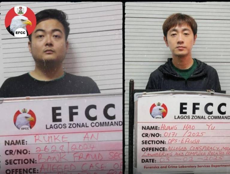 Court Sentences Two Chinese Firm Directors to 46 Years Each Over N3.4bn, $2.5m Crypto Fraud