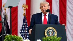 Trump inserts himself into the centre of America’s 250th birthday celebrations