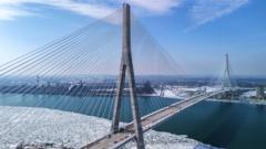 The $4.5bn bridge which became a symbol of a strained US-Canada relationship