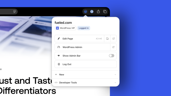 WordPress.org blog: Introducing the WordPress Browser Extension