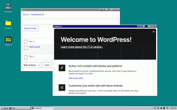 OpenStation Blog: What WordPress would have looked like in 1995